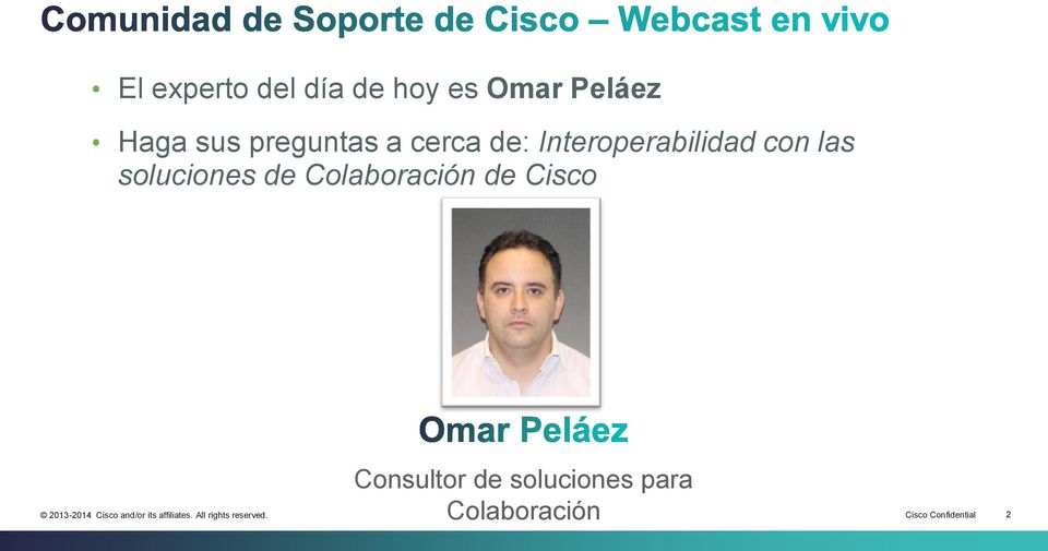 las soluciones de Colaboración de Cisco