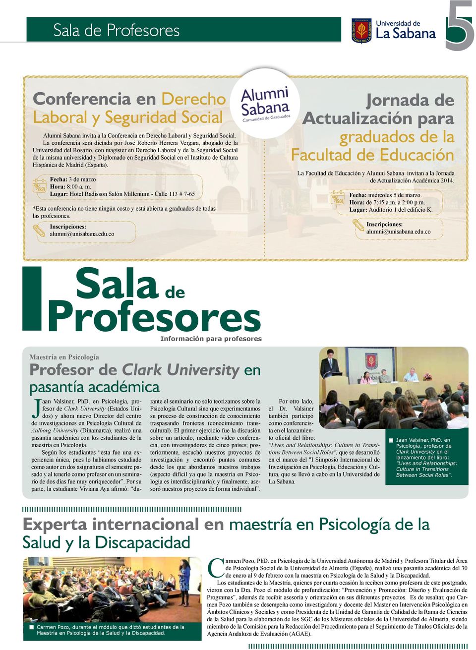 Seguridad Social en el Instituto de Cultura Hispánica de Madrid (España). Fecha: 3 de ma