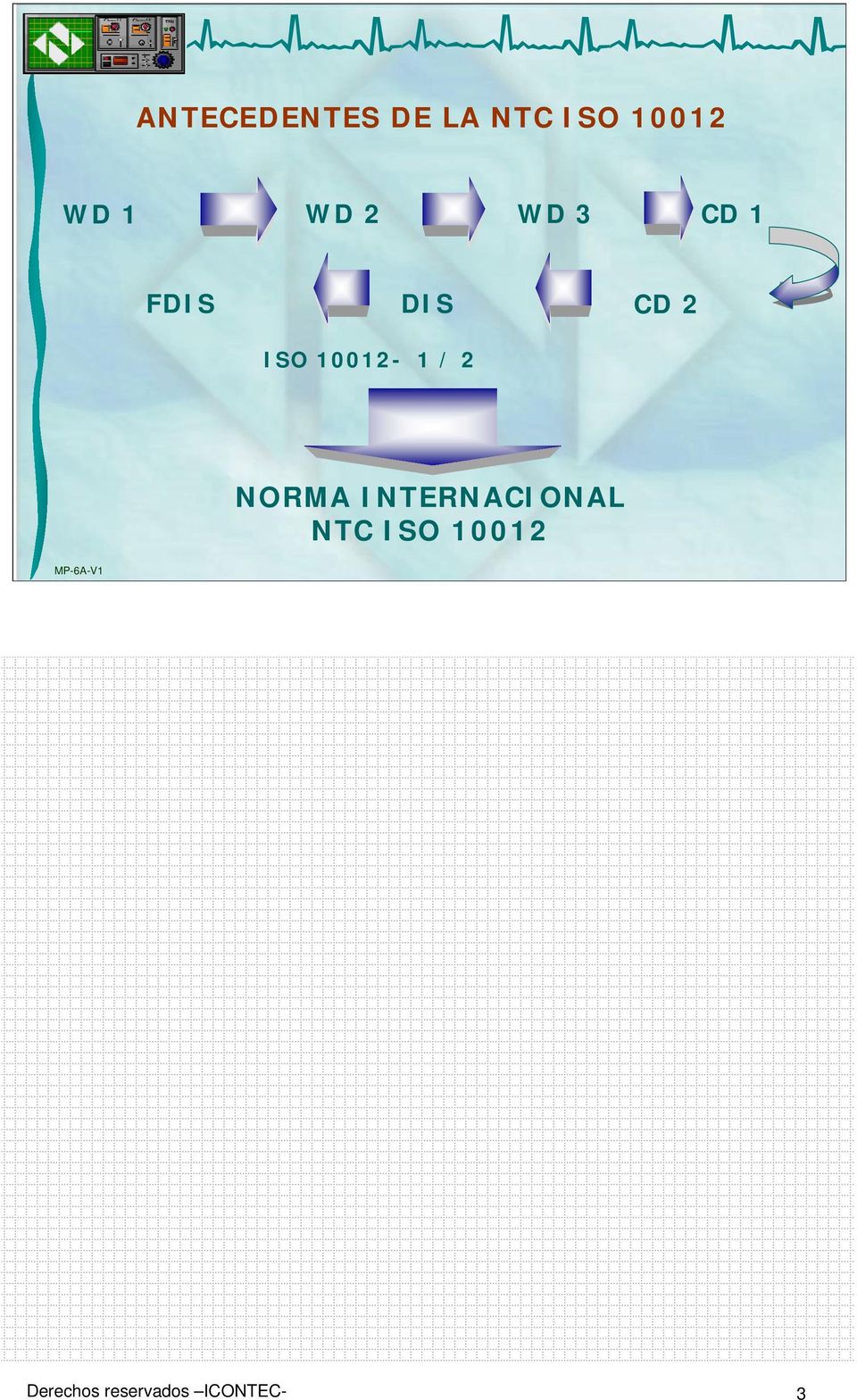 10012-1 / 2 CD 2 NORMA INTERNACIONAL