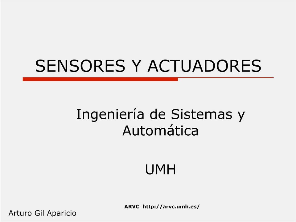 Automática UMH Arturo Gil