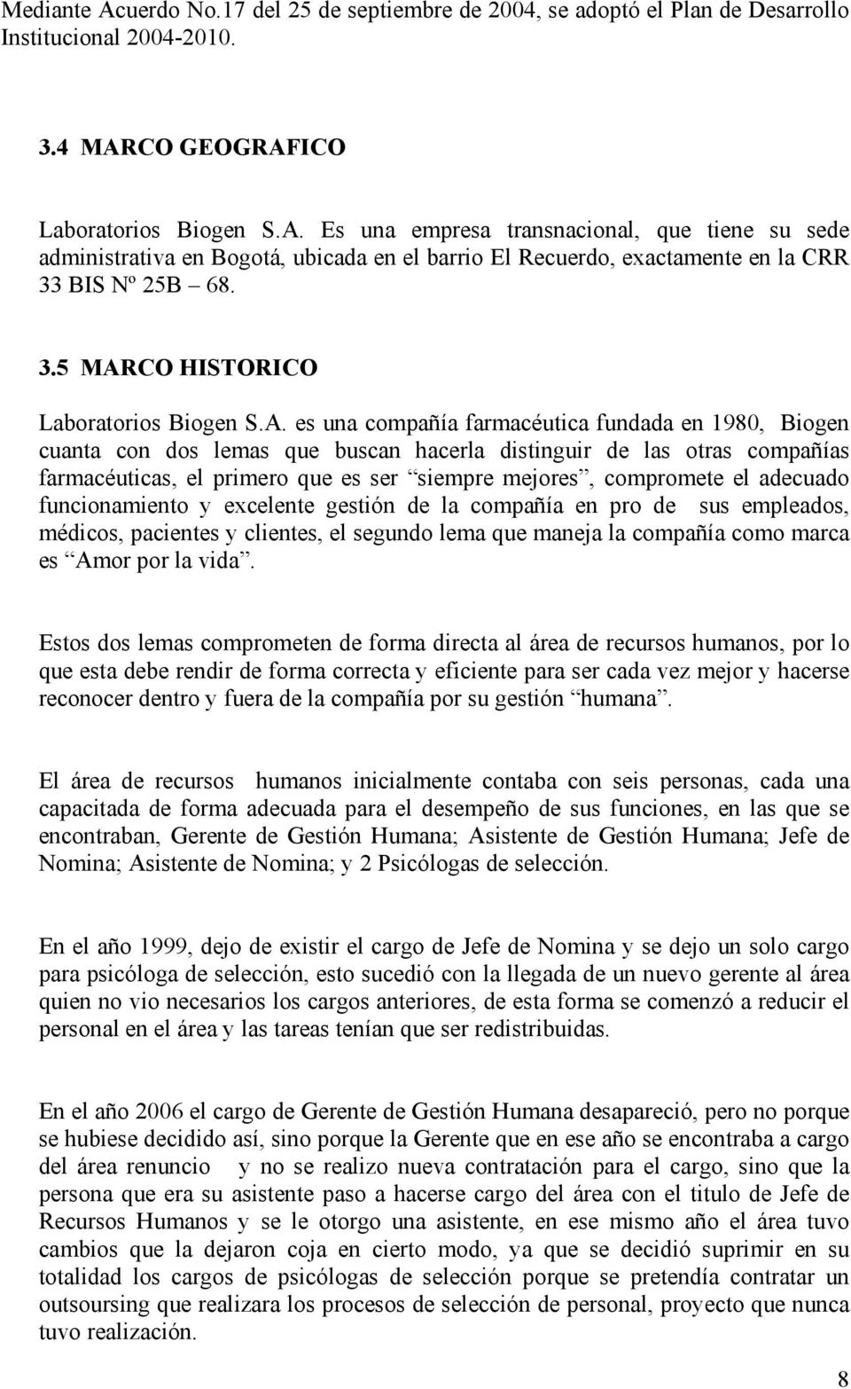 CO HISTORICO Laboratorios Biogen S.A.