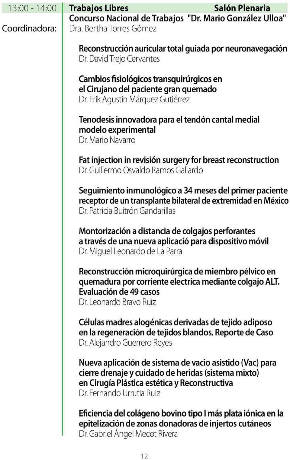 Mario Navarro Fat injection in revisión surgery for breast reconstruction Dr.