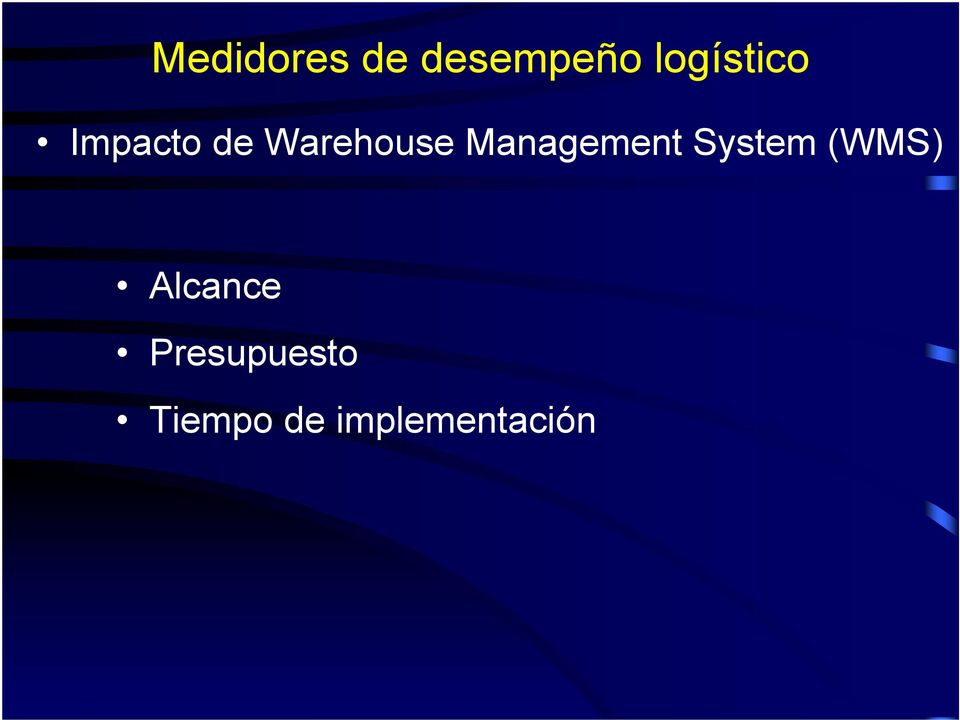 Management System (WMS)
