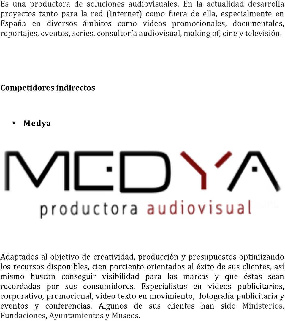 series, consultoría audiovisual, making of, cine y televisión.