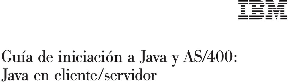 Java y AS/400: