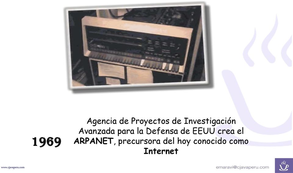 Defensa de EEUU crea el ARPANET,