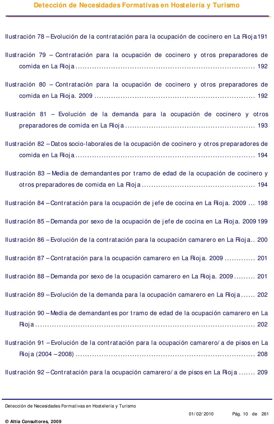 .. 192 Ilustración 81 Evolución de la demanda para la ocupación de cocinero y otros preparadores de comida en La Rioja.