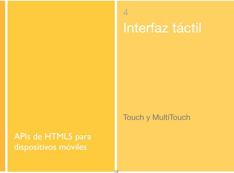 MultiTouch APIs de