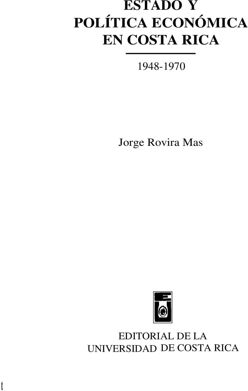 Jorge Rovira Mas EDITORIAL