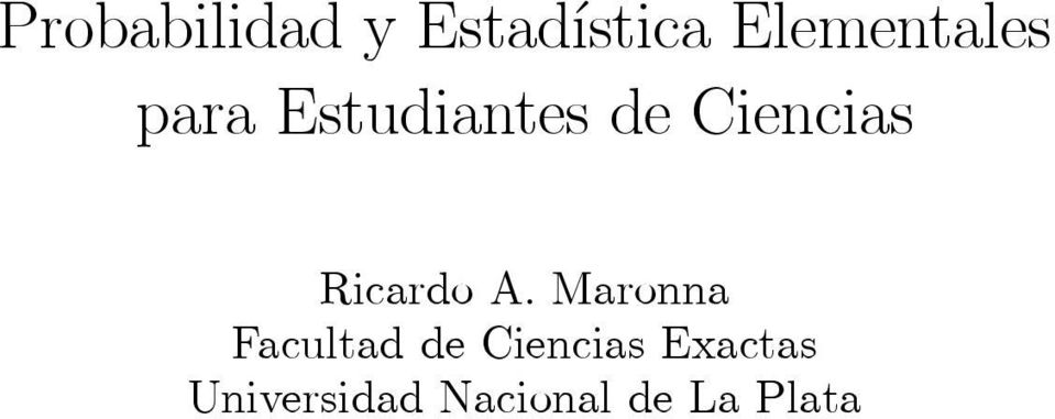 Ciencias Ricardo A.