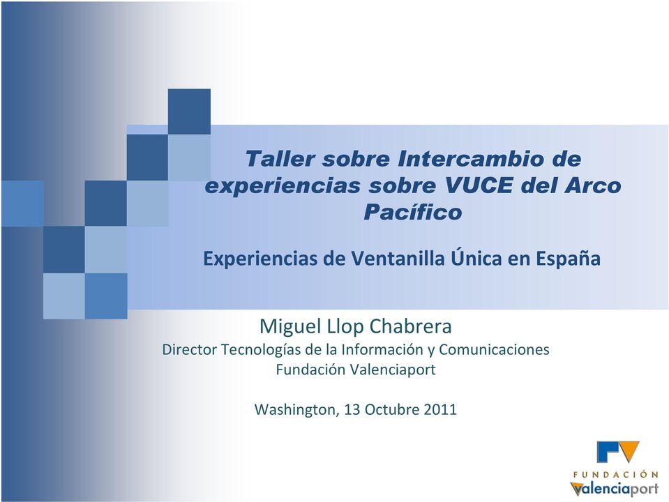 Miguel Llop Chabrera Director Tecnologías de la Información