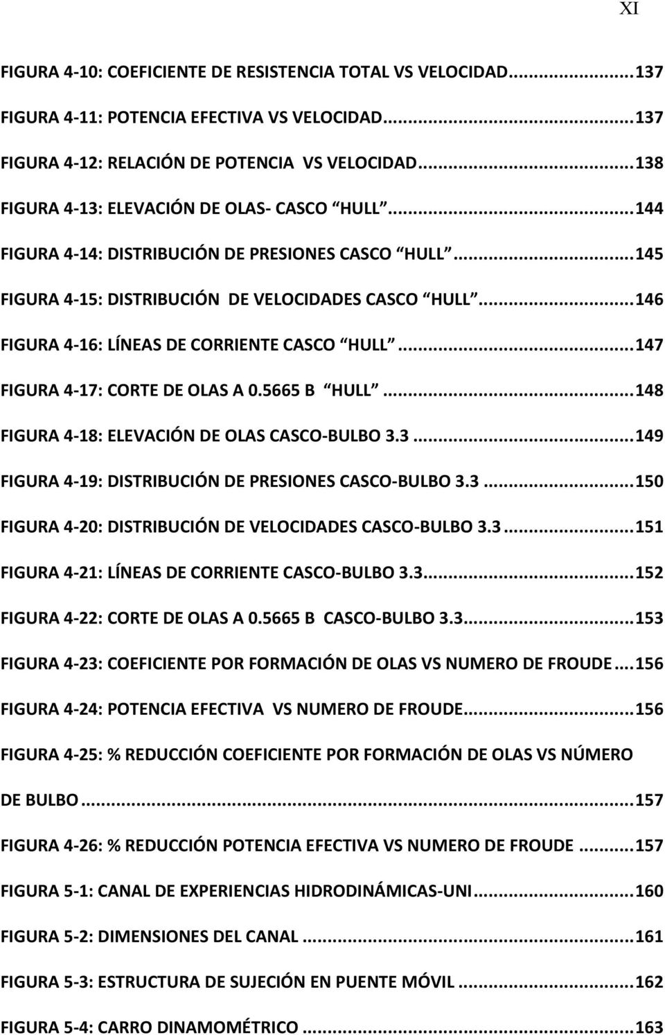 ..146 FIGURA 4-16: LÍNEAS DE CORRIENTE CASCO HULL...147 FIGURA 4-17: CORTE DE OLAS A 0.5665 B HULL...148 FIGURA 4-18: ELEVACIÓN DE OLAS CASCO-BULBO 3.