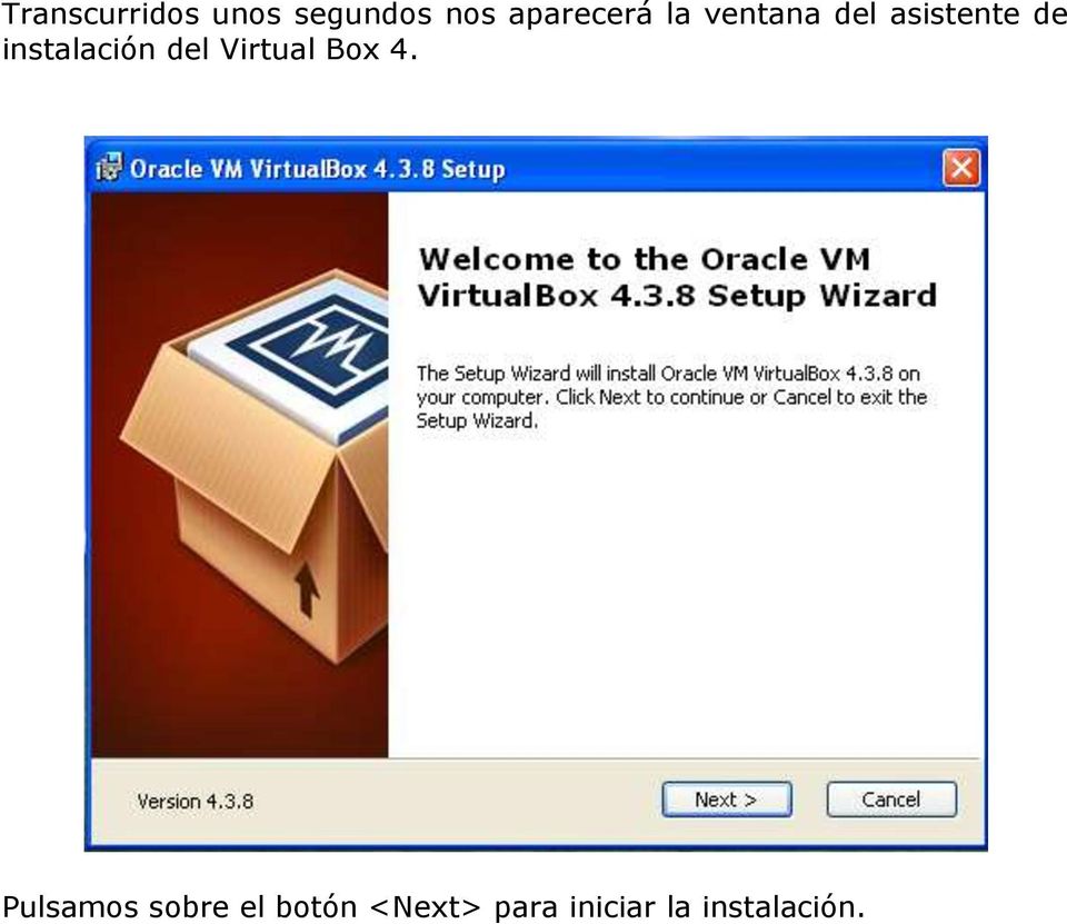 instalación del Virtual Box 4.