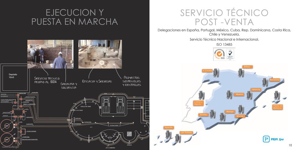 ISO 13485 A Coruña Bilbao Servicio tecnico propio al 100% Garantia y solvencia Eficacia y Seriedad Proyectos