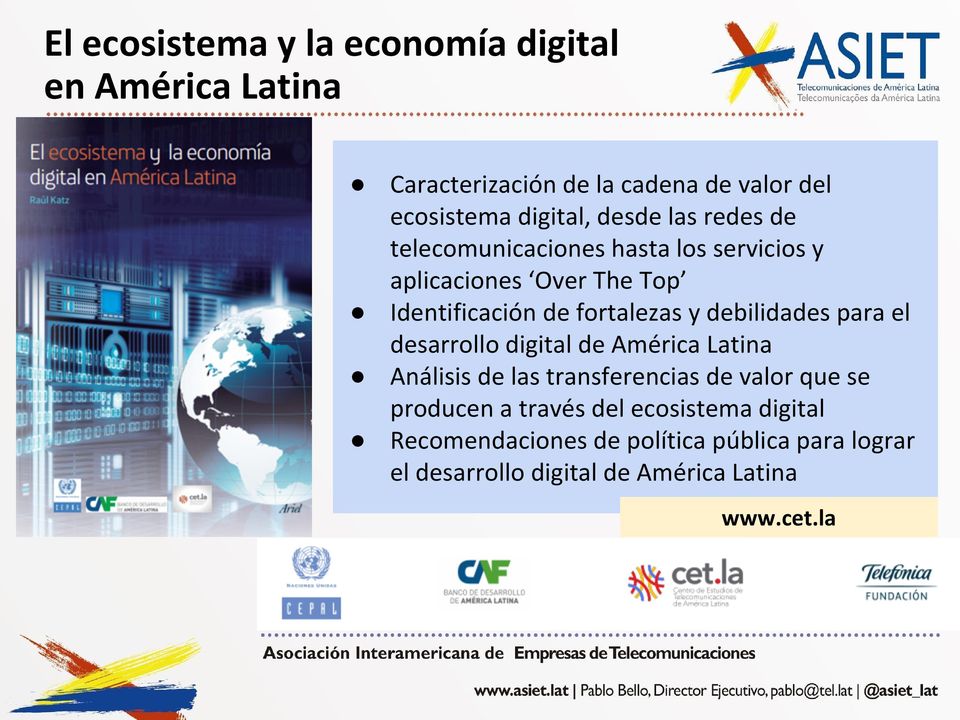 debilidades para el desarrollo digital de América Latina Análisis de las transferencias de valor que se producen a