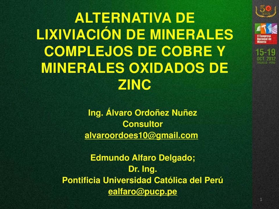 Álvaro Ordoñez Nuñez Consultor alvaroordoes10@gmail.