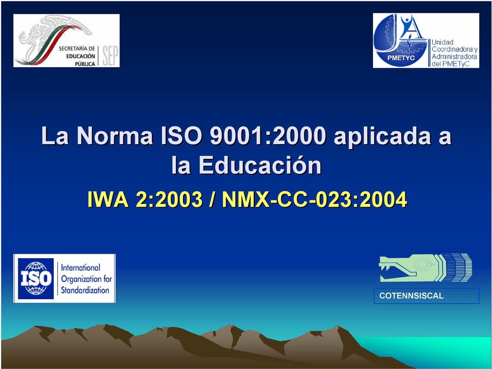 Educación IWA 2:2003 /