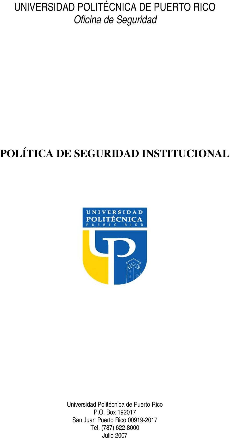 Universidad Politécnica de Puerto Rico P.O.
