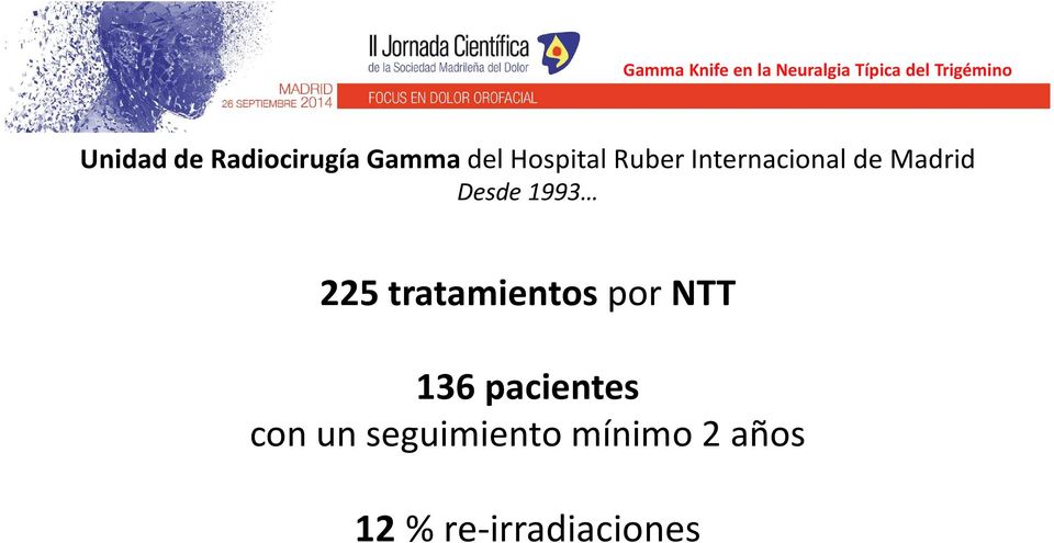 de Madrid Desde 1993 225 tratamientos por NTT 136