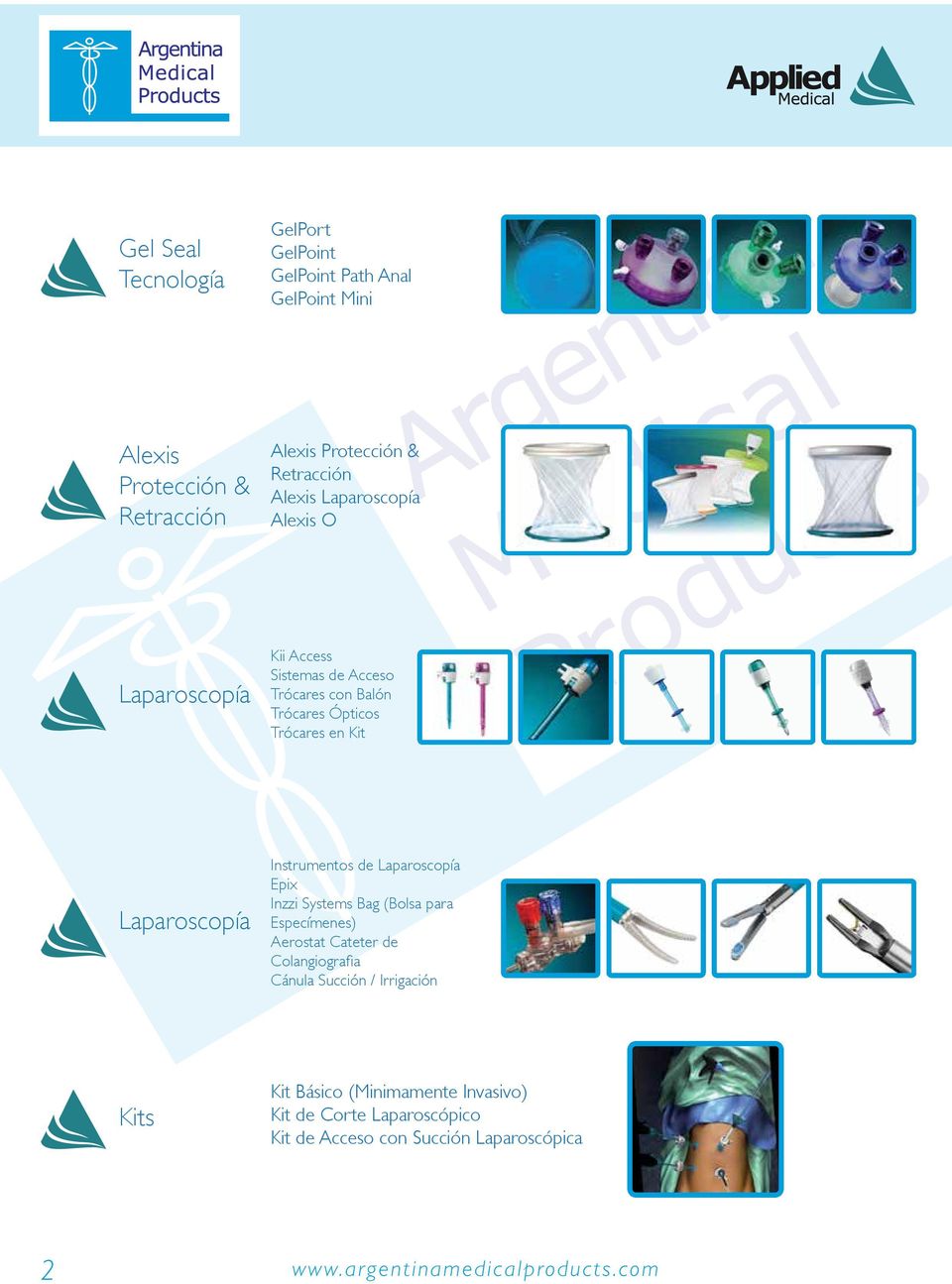 Instrumentos de Laparoscopía Epix Inzzi Systems Bag (Bolsa para Especímenes) Aerostat Cateter de Colangiografia Cánula Succión /