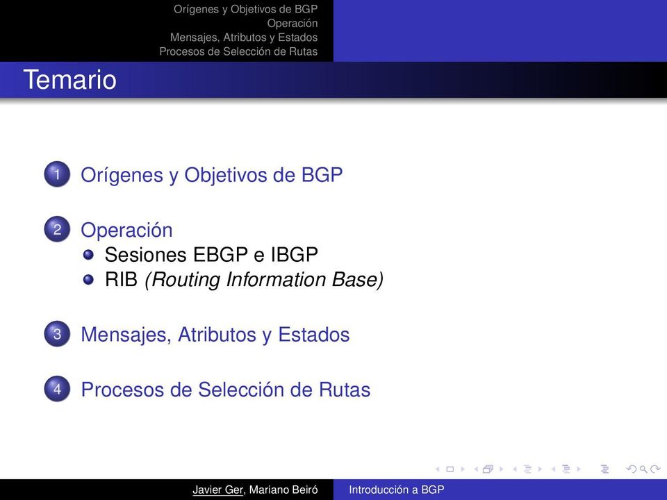 de BGP 2 Sesiones EBGP e IBGP