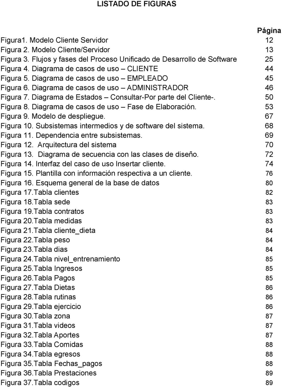 50 Figura 8. Diagrama de casos de uso Fase de Elaboración. 53 Figura 9. Modelo de despliegue. 67 Figura 10. Subsistemas intermedios y de software del sistema. 68 Figura 11.