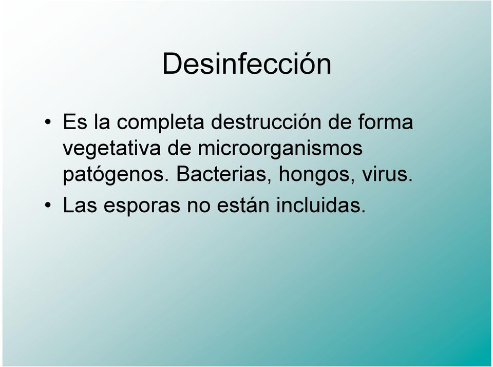 microorganismos patógenos.