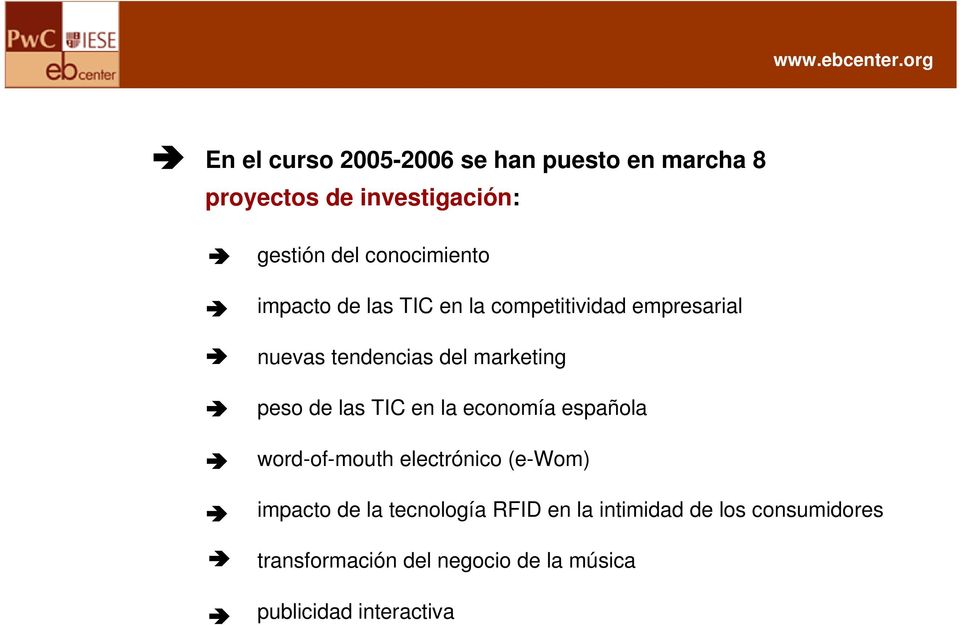 peso de las TIC en la economía española word-of-mouth electrónico (e-wom) impacto de la