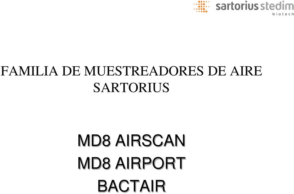 AIRE SARTORIUS MD8