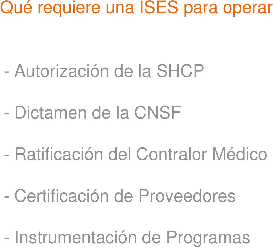 CNSF - Ratificación del Contralor Médico -