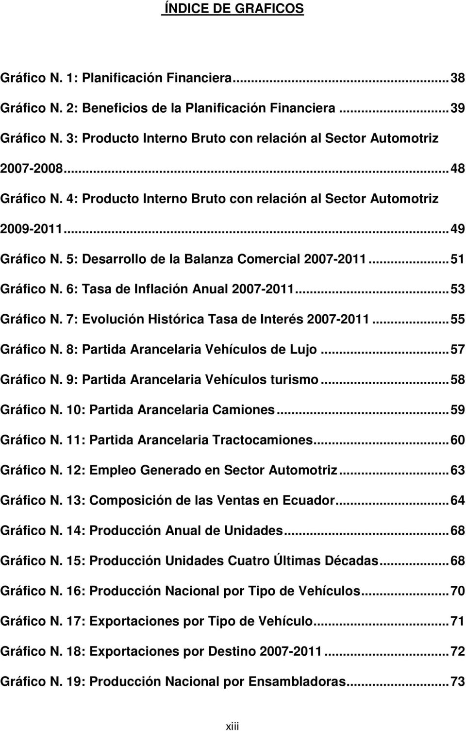 5: Desarrollo de la Balanza Comercial 2007-2011... 51 Gráfico N. 6: Tasa de Inflación Anual 2007-2011... 53 Gráfico N. 7: Evolución Histórica Tasa de Interés 2007-2011... 55 Gráfico N.