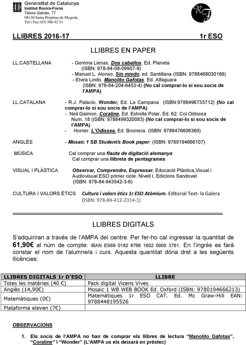 La Campana (ISBN:9788496735712) (No cal comprar-lo si sou socis de l AMPA) - Neil Gaimon. Coraline. Ed. Estrella Polar, Ed. 62. Col Odissea Num.