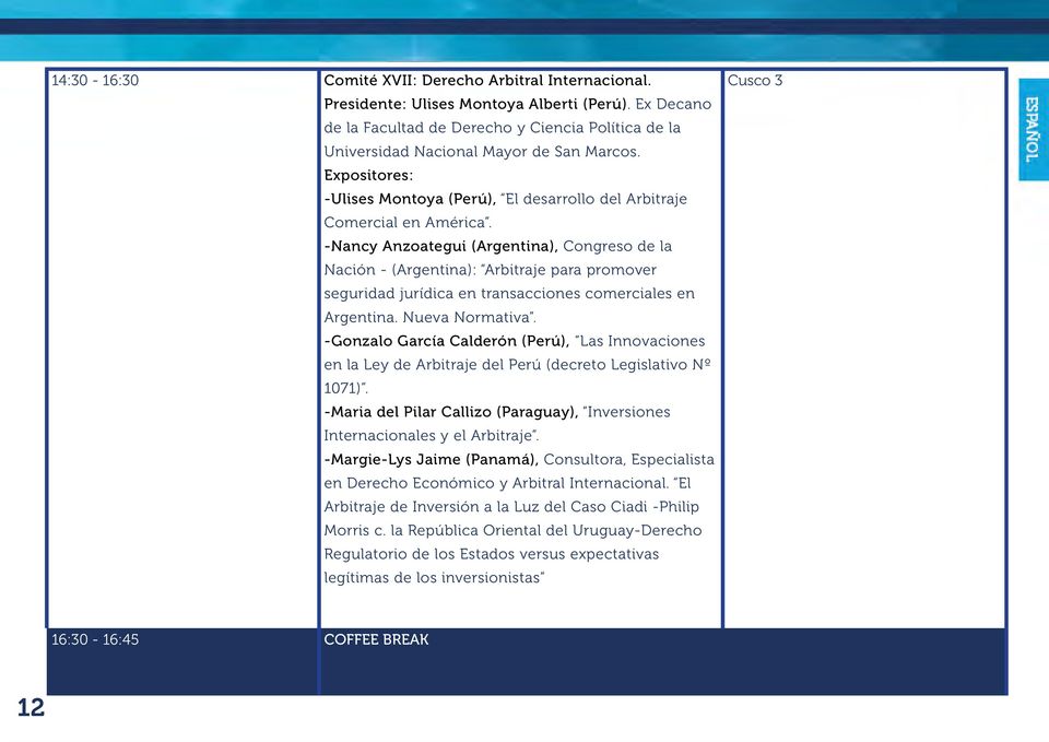 -Nancy Anzoategui (Argentina), Congreso de la Nación - (Argentina): Arbitraje para promover seguridad jurídica en transacciones comerciales en Argentina. Nueva Normativa.