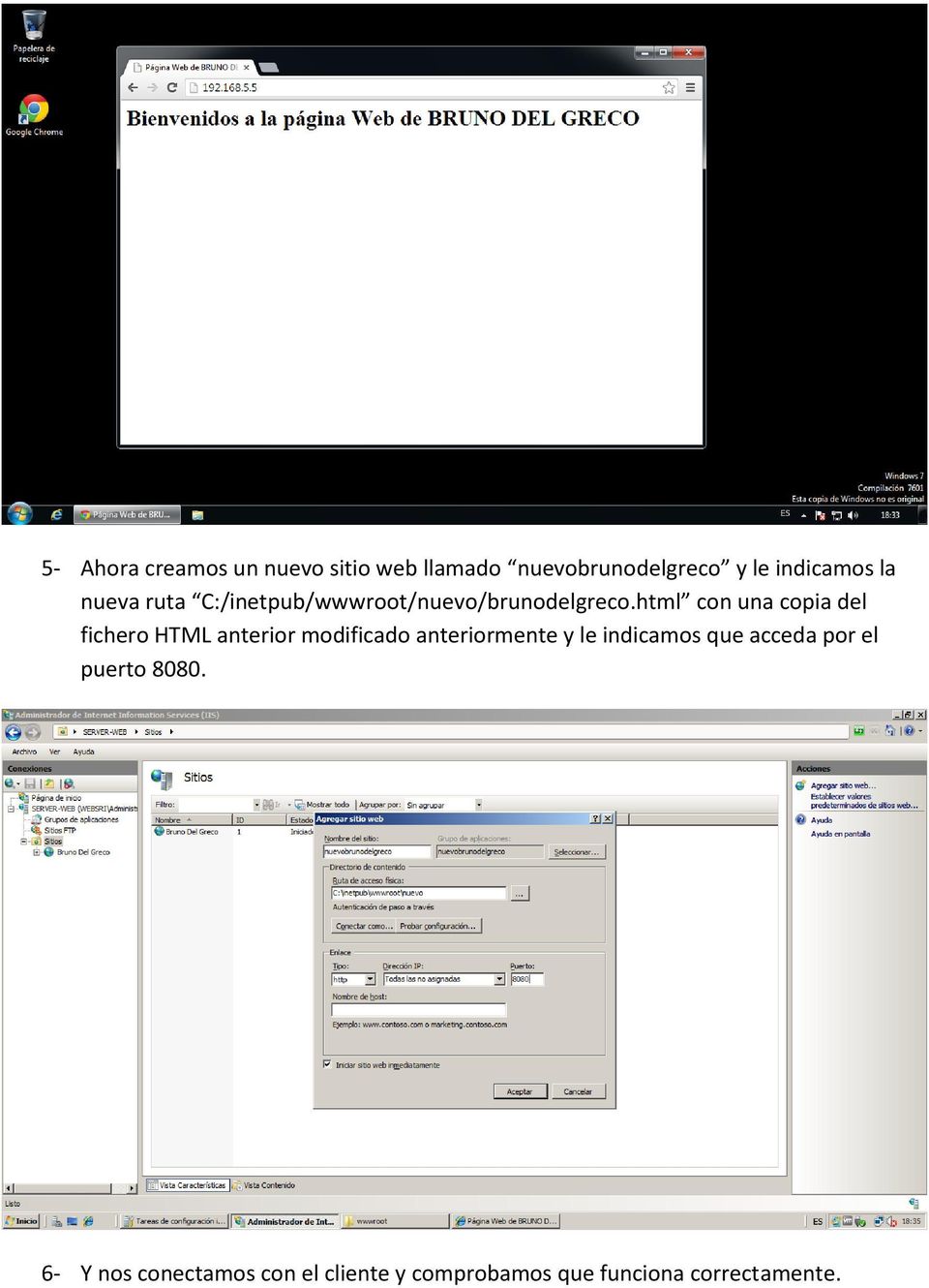 html con una copia del fichero HTML anterior modificado anteriormente y le