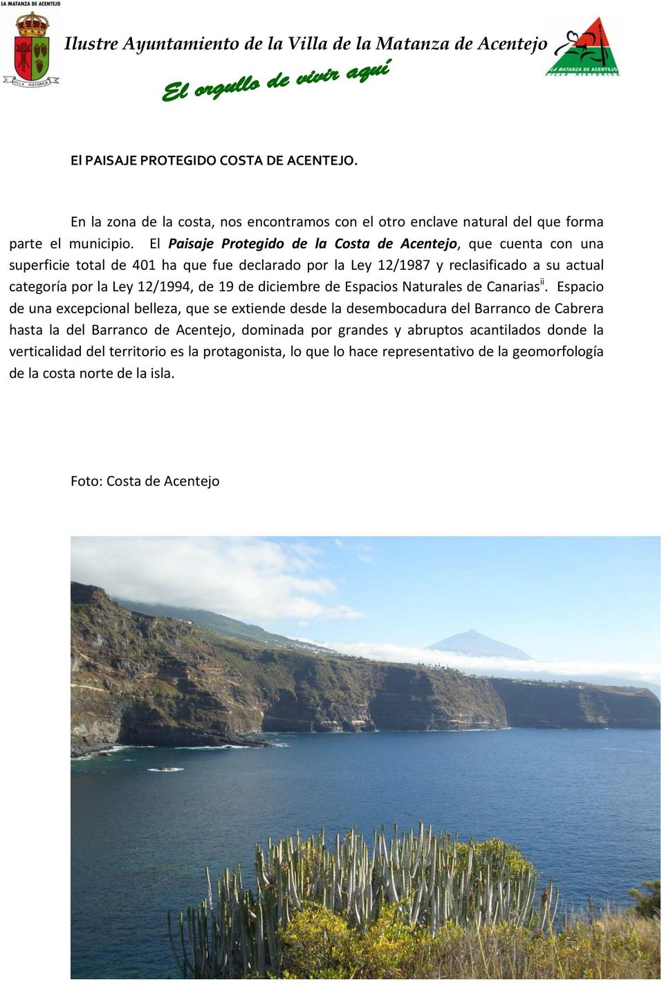 12/1994, de 19 de diciembre de Espacios Naturales de Canarias ii.