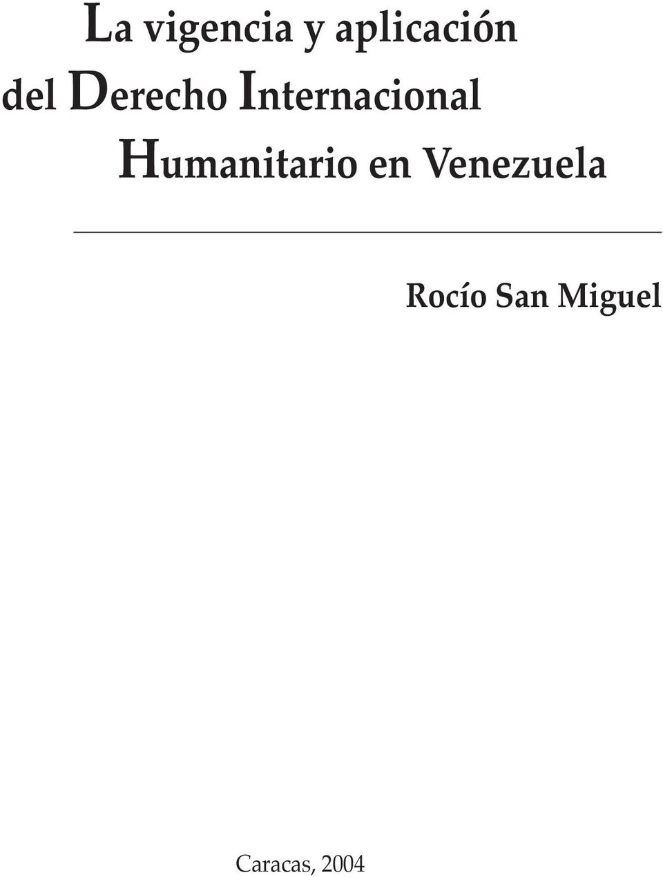 Humanitario en Venezuela