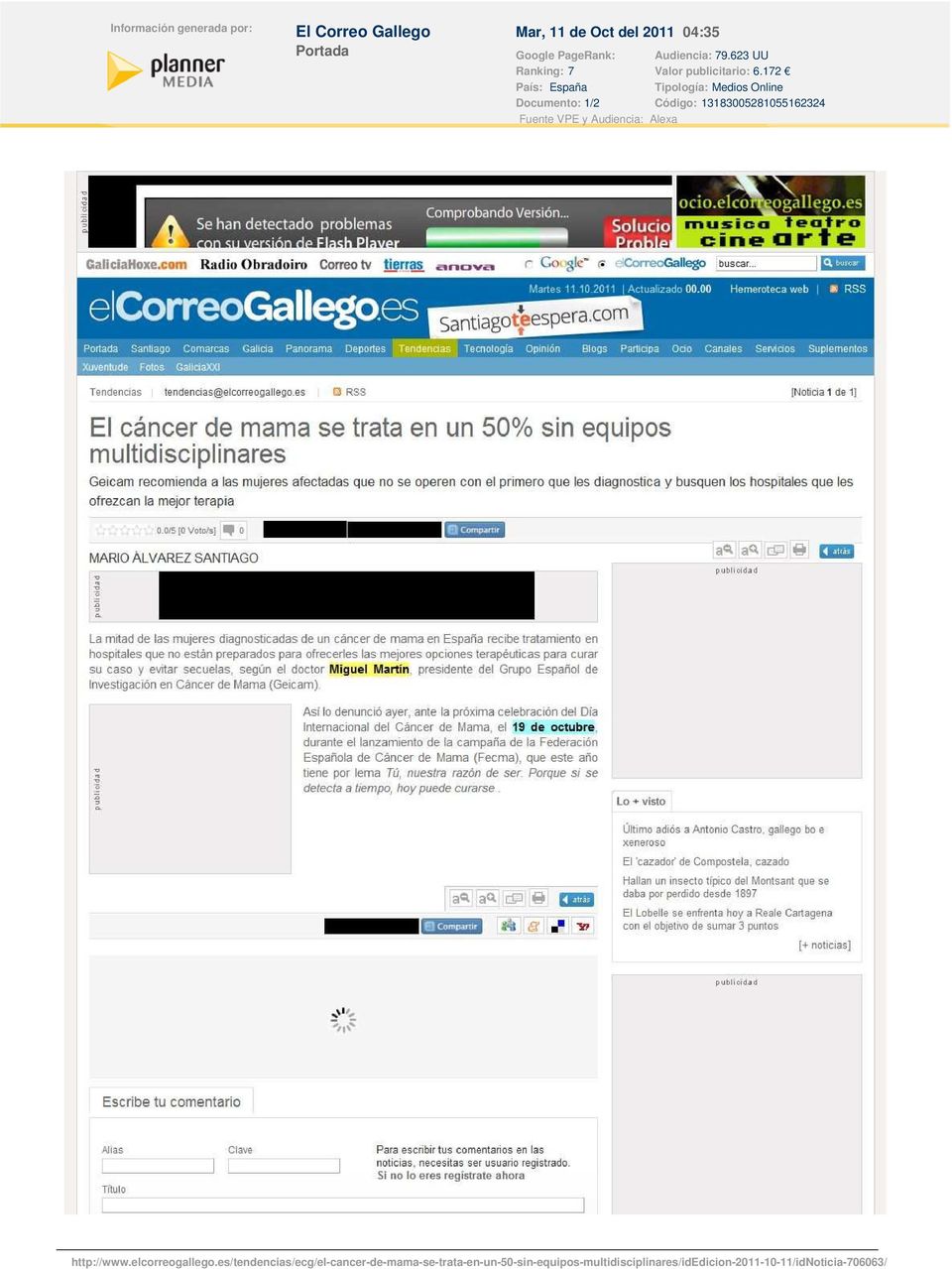 172 Documento: 1/2 Código: 13183005281055162324 http://www.elcorreogallego.