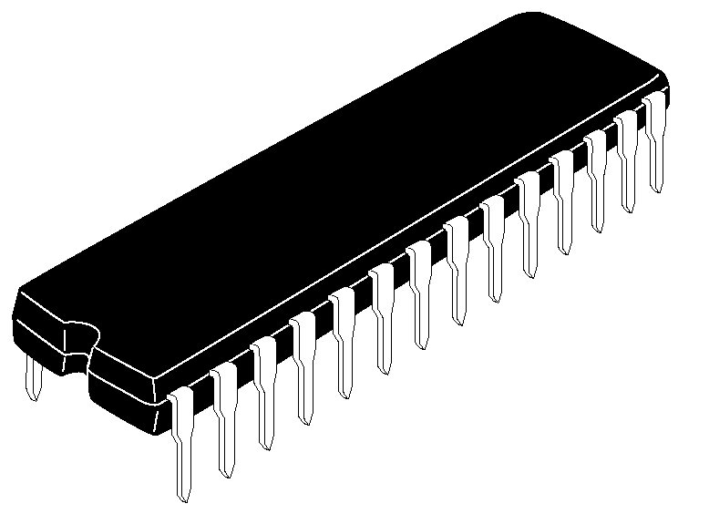 Memoria principal: estructura (II) Ejemplo práctico: RAM estática de 8kx8 SRAM 6264 D0