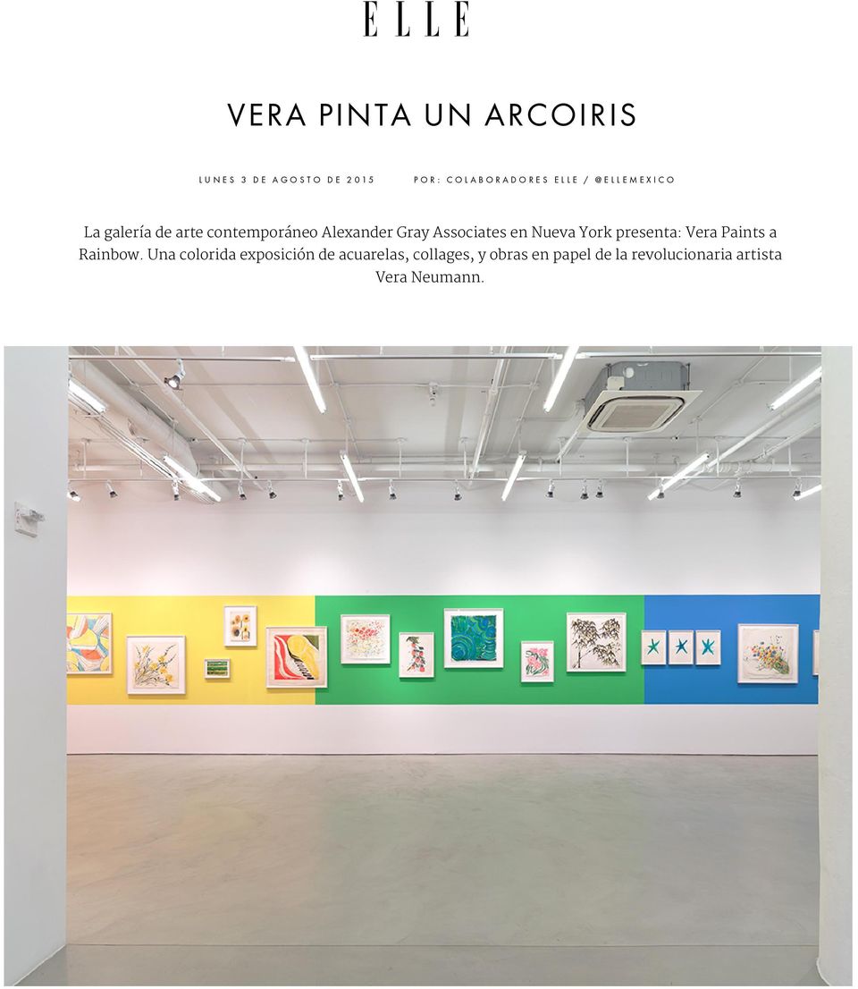 Nueva York presenta: Vera Paints a Rainbow.