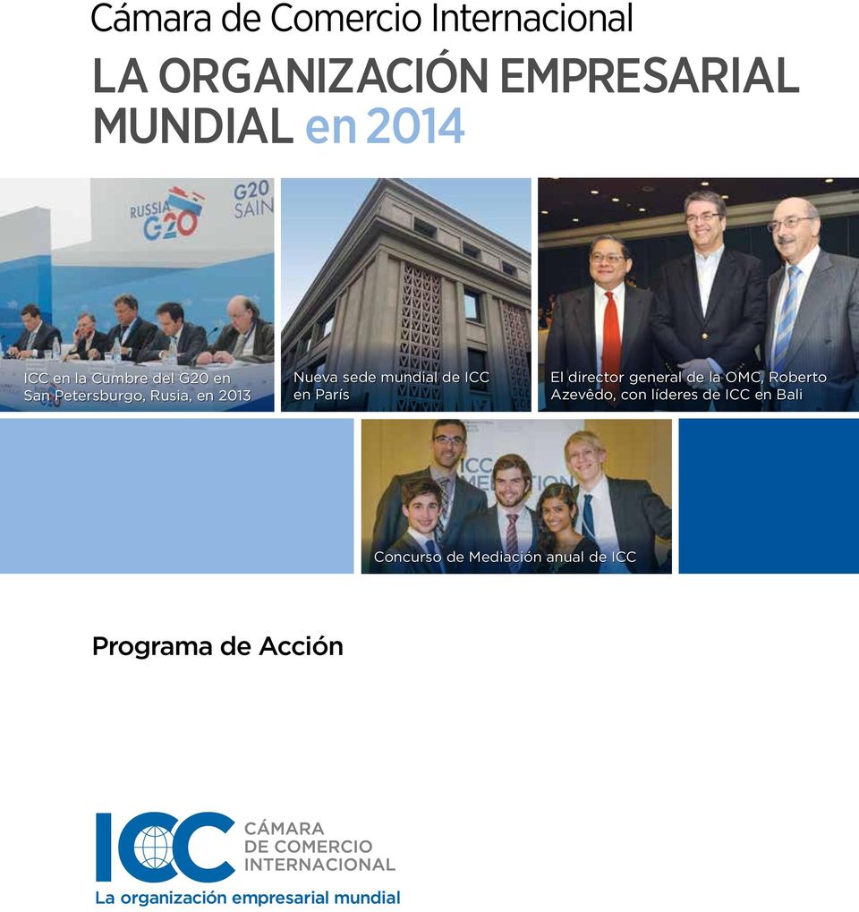 sede mundial de ICC en París El director general de la OMC, Roberto