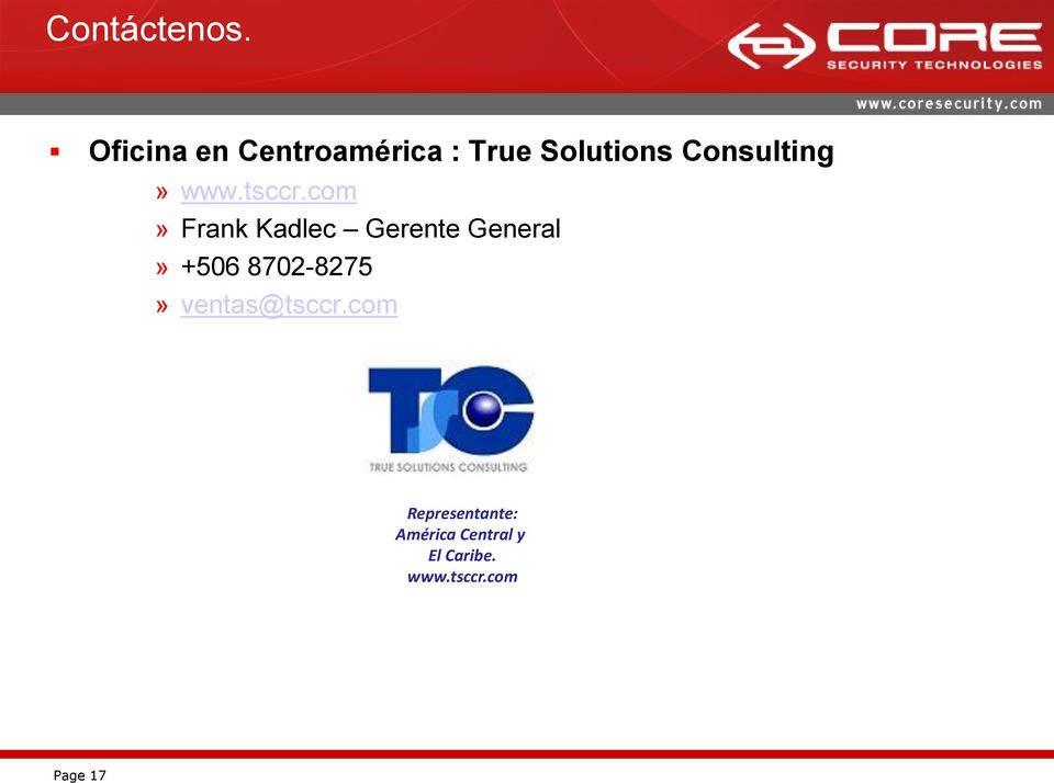 Consulting» www.tsccr.