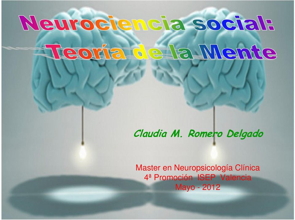 Neuropsicología Clínica