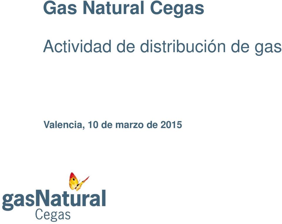 distribución de gas
