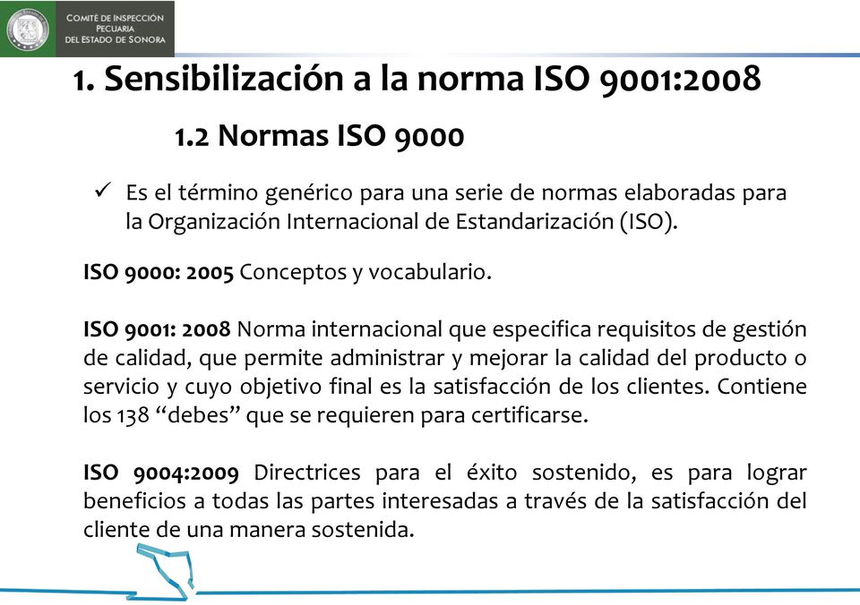 ISO 9000: 2005 Conceptos y vocabulario.