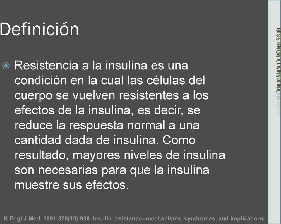 de insulina.