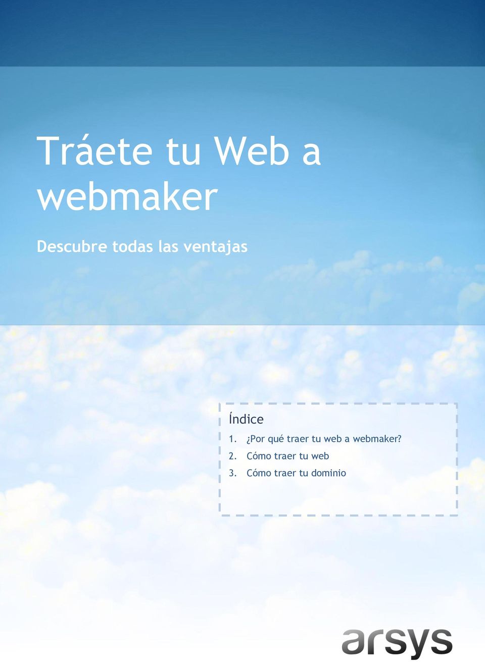 Por qué traer tu web a webmaker? 2.