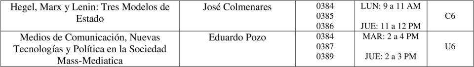 Mass-Mediatica José Colmenares 0384 0385 0386 Eduardo Pozo
