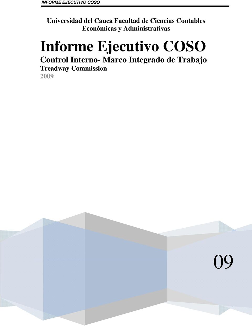Administrativas Informe Ejecutivo COSO Control