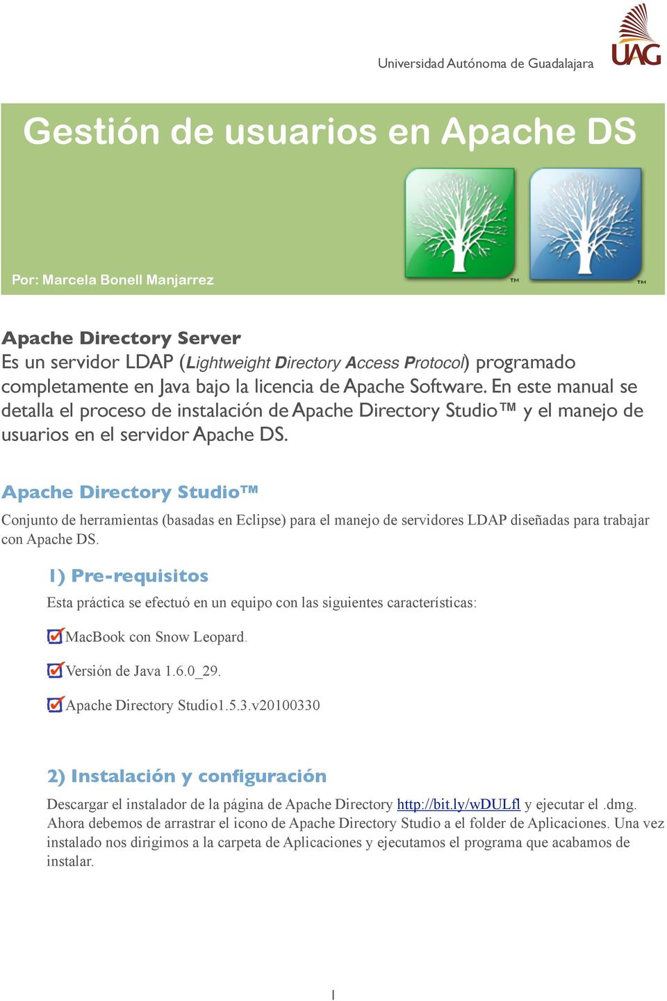 Apache Directory Studio Conjunto de herramientas (basadas en Eclipse) para el manejo de servidores LDAP diseñadas para trabajar con Apache DS.