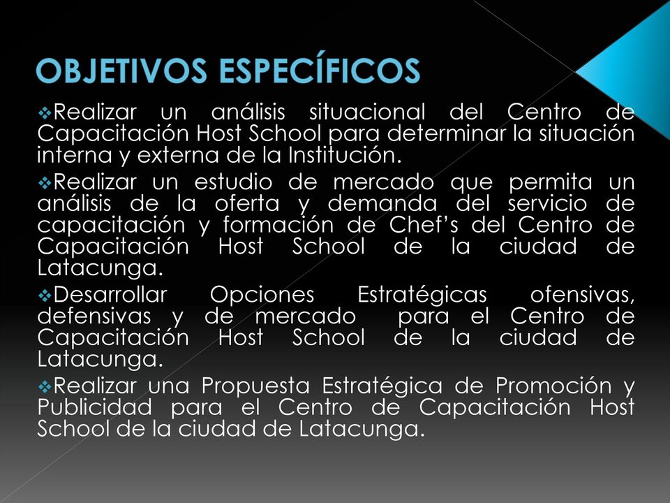 Capacitación Host School de la ciudad de Latacunga.
